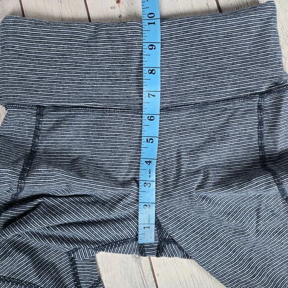 Calvin Klein Performance Navy Stripe Fold Over Leggings S - Picture 11 of 12
